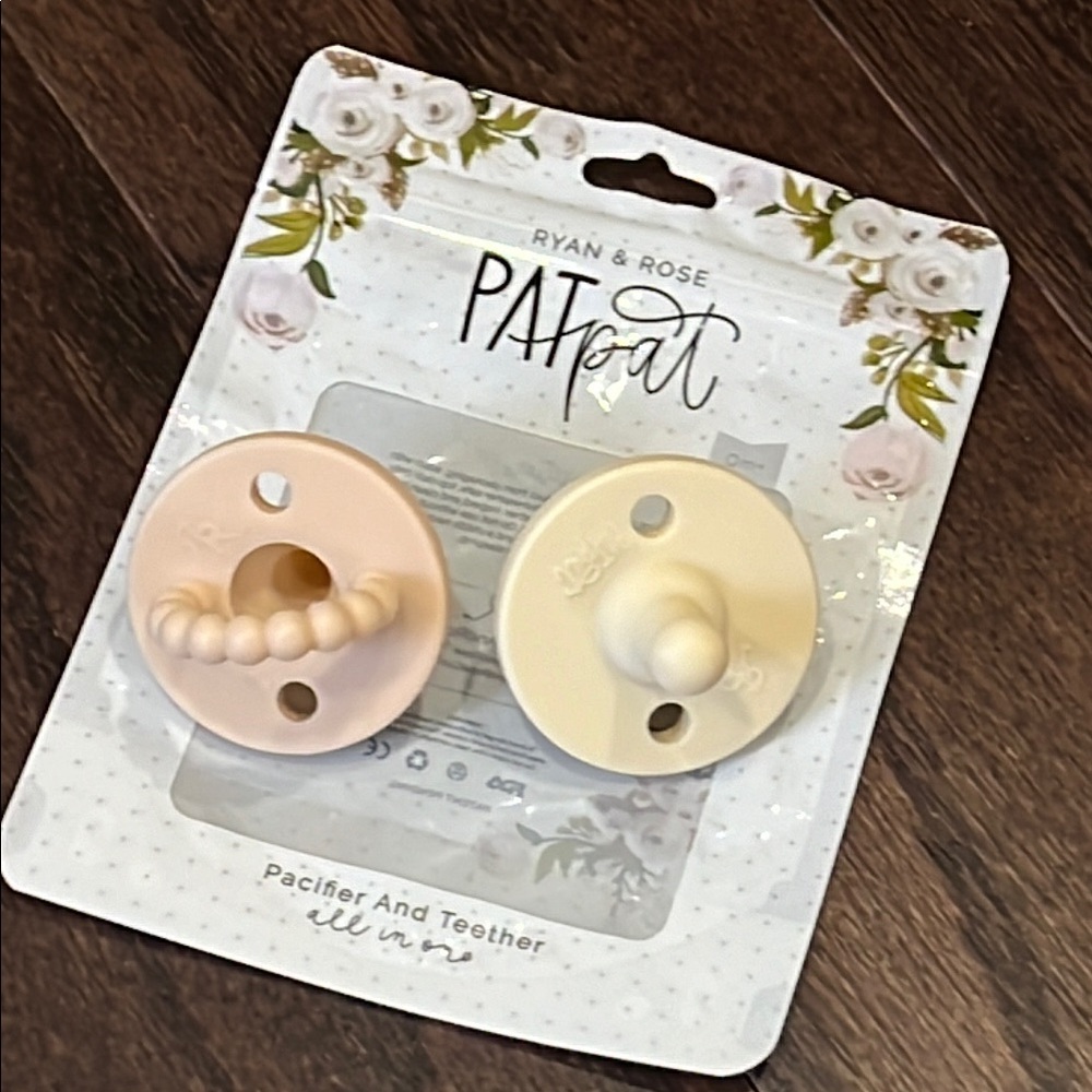 Ryan & Rose Patpat Pacifier and Teether Set